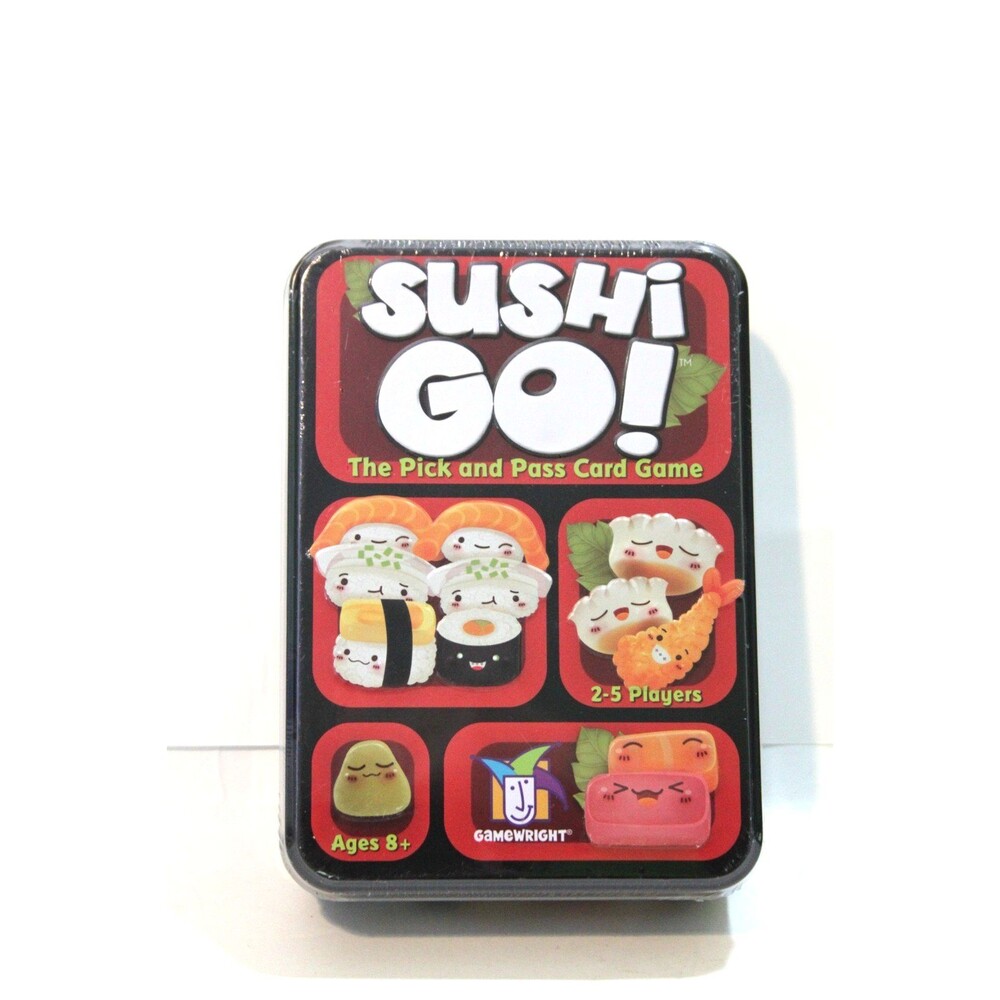 Sushi Go Card Game Gamewright Ages 8+ Family Party Game 2-5 Players New Sealed